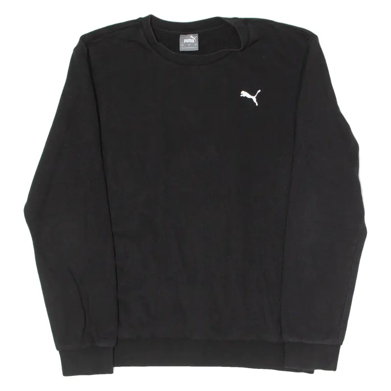 Puma Sportswear Mens Sweatshirt Black Crew Neck S 1