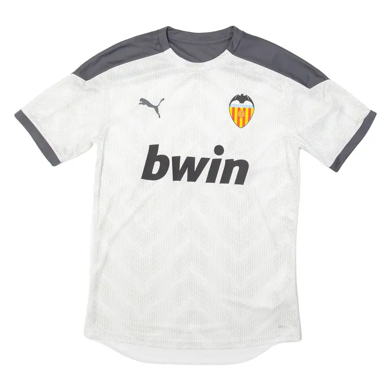 Puma Valencia C.F. Mens Football Shirt Jersey White M 1