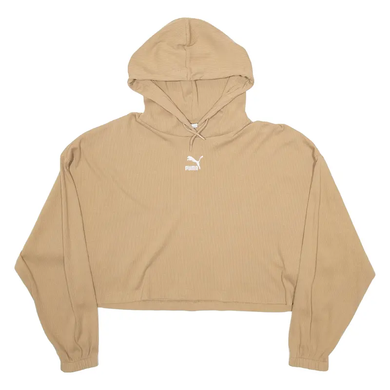 Puma Womens Beige Hoodie L 1