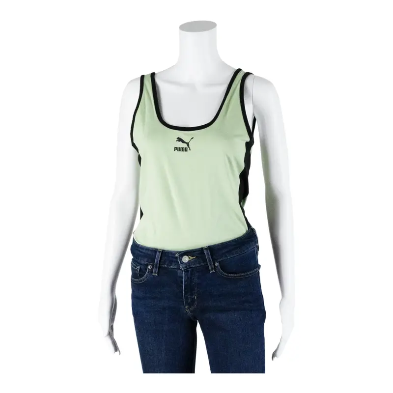 Puma Womens Bodysuit Green Sleeveless 2Xl 1