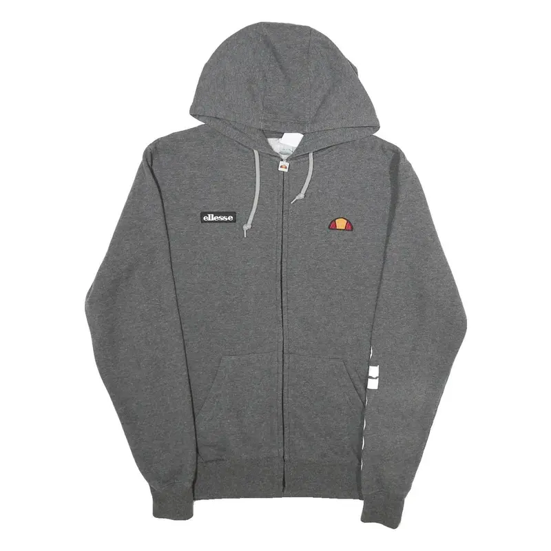 Puma Womens Grey Cotton Blend Full Zip Hoodie Uk 10 Comfort Casual Wear 1