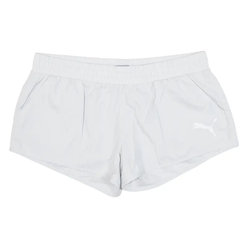 Puma Womens Sports Shorts Grey Uk 14 W33 1
