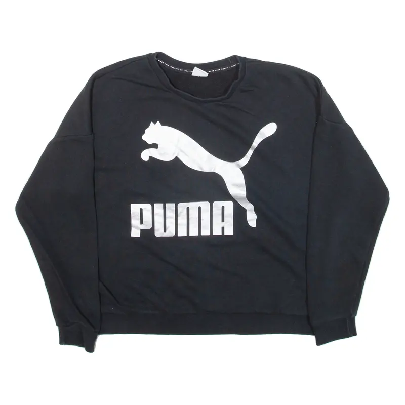 Puma Womens Sweatshirt Black S 1
