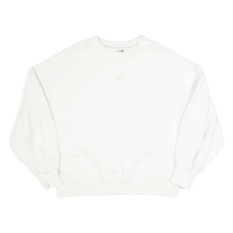 Puma Womens Sweatshirt Cream M 1