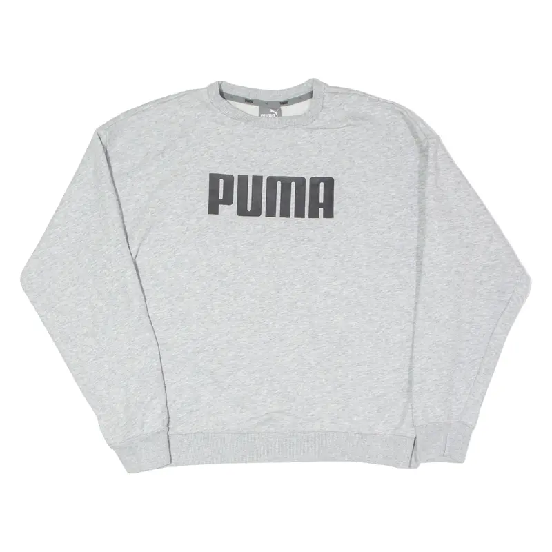 Puma Womens Sweatshirt Grey Crew Neck Uk 14 1