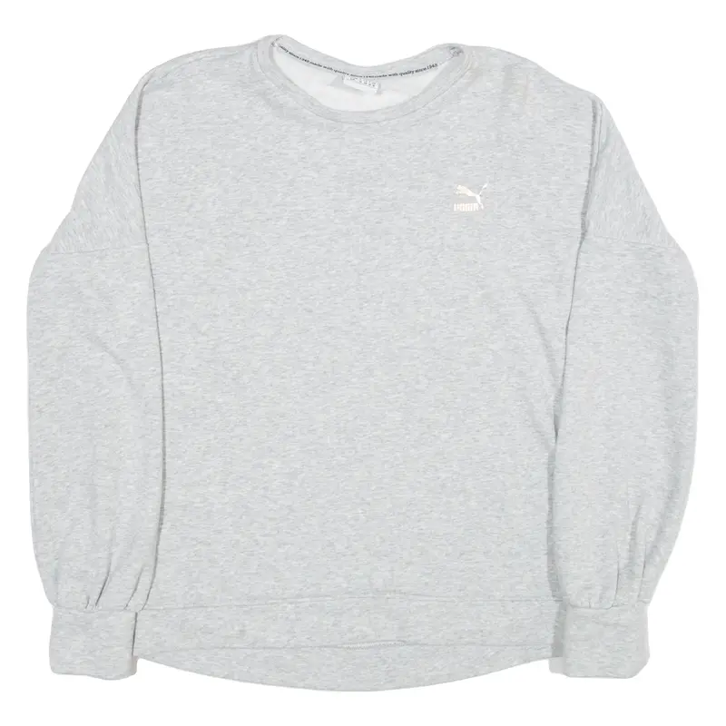 Puma Womens Sweatshirt Grey Uk 10 1