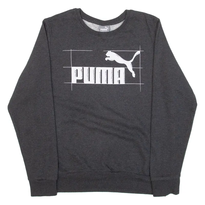 Puma Womens Sweatshirt Grey Uk 14 1