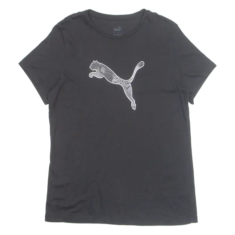 Puma Womens T-Shirt Black L 1