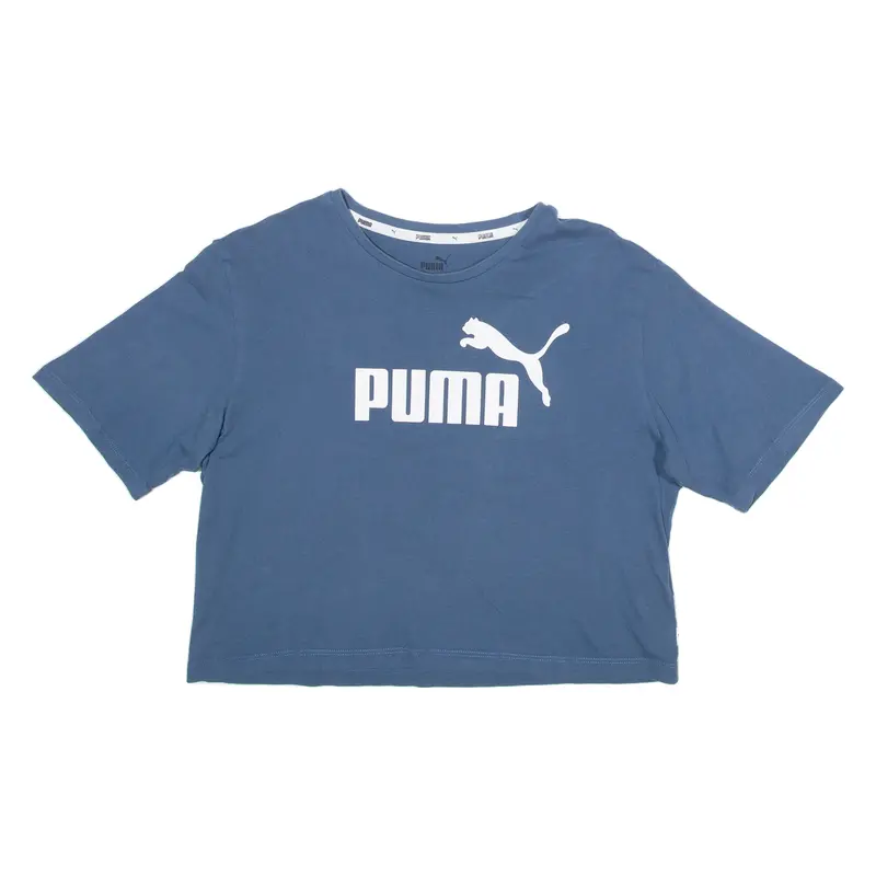 Puma Womens T-Shirt Blue Uk 10 1