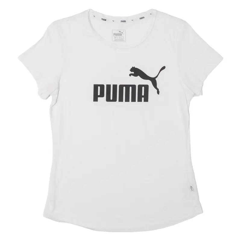 Puma Womens T-Shirt White Uk 10 1