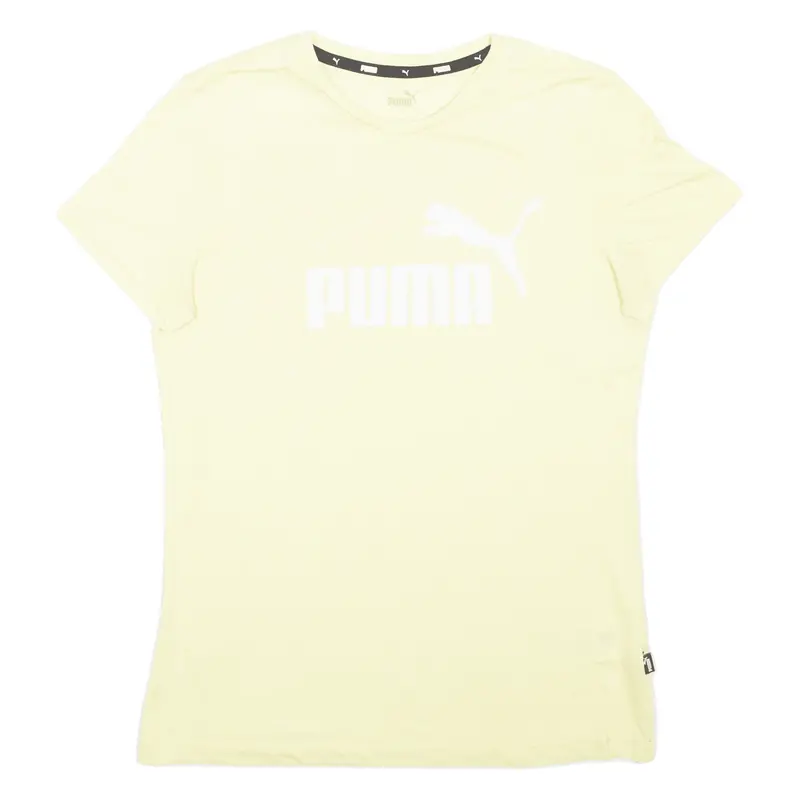 Puma Womens T-Shirt Yellow S 1