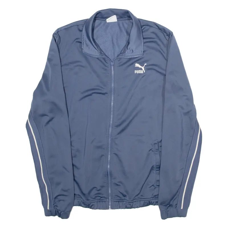 Puma Womens Track Jacket Blue 90S S 1