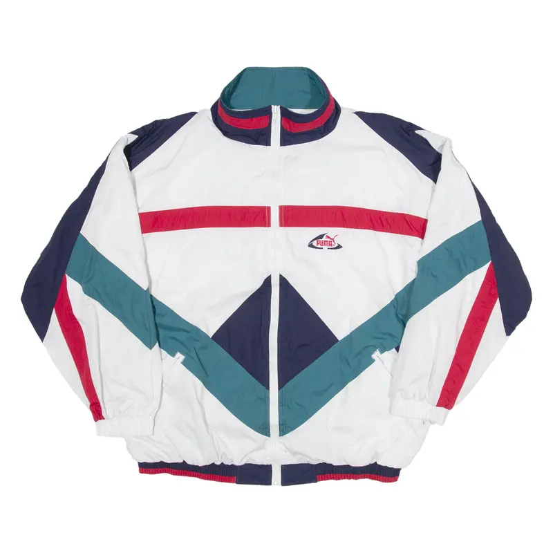 Puma Womens Track Jacket White M 1