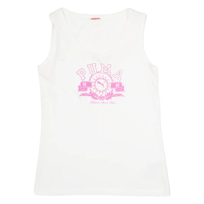 Puma Womens Vest White Sleeveless M 1