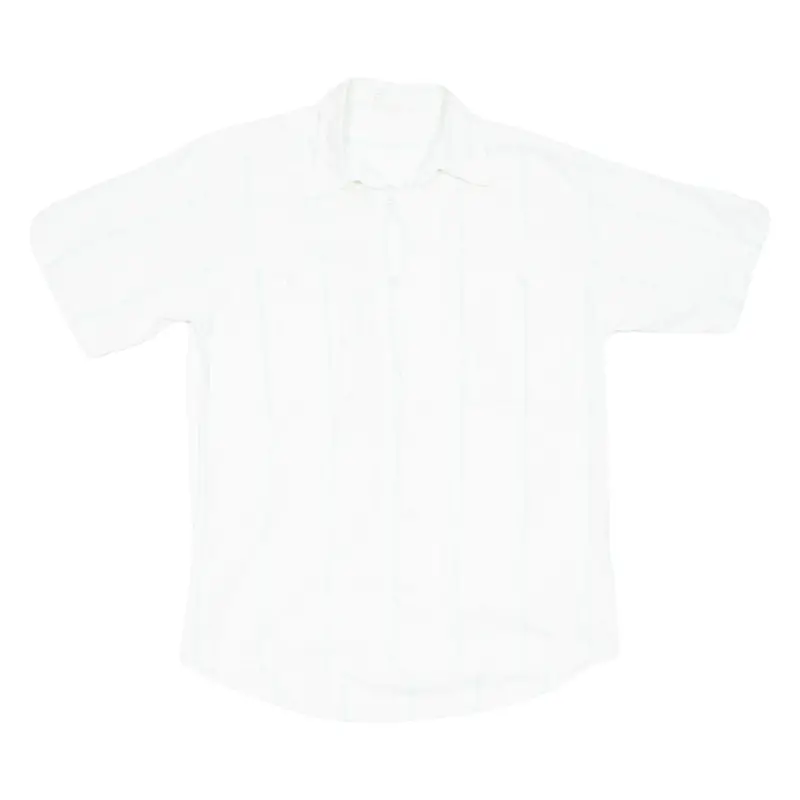 Purav Mens Shirt White Striped Xs 1