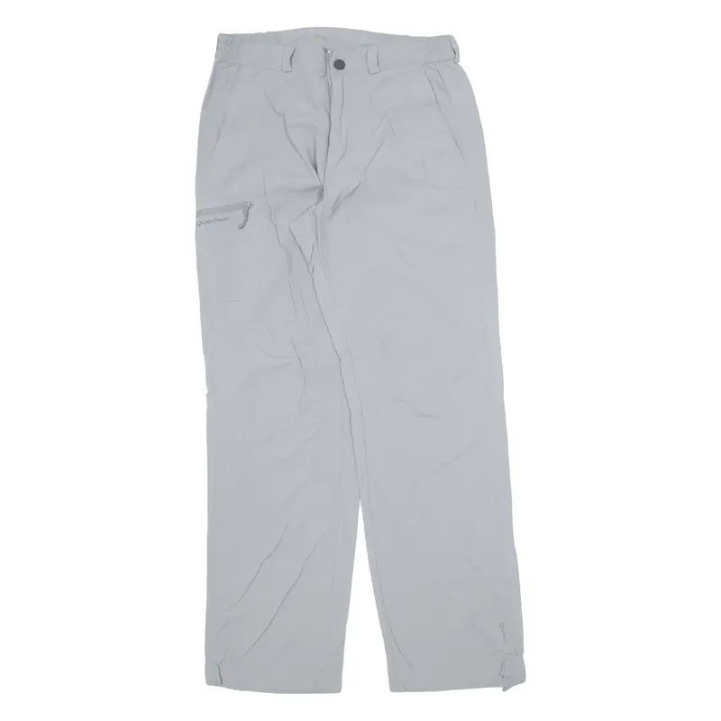Quechua Outdoor Womens Trousers Grey Regular Straight W30 L31 1