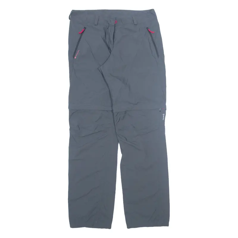 Quechua Outdoor Womens Trousers Grey Regular Tapered W30 L32 1