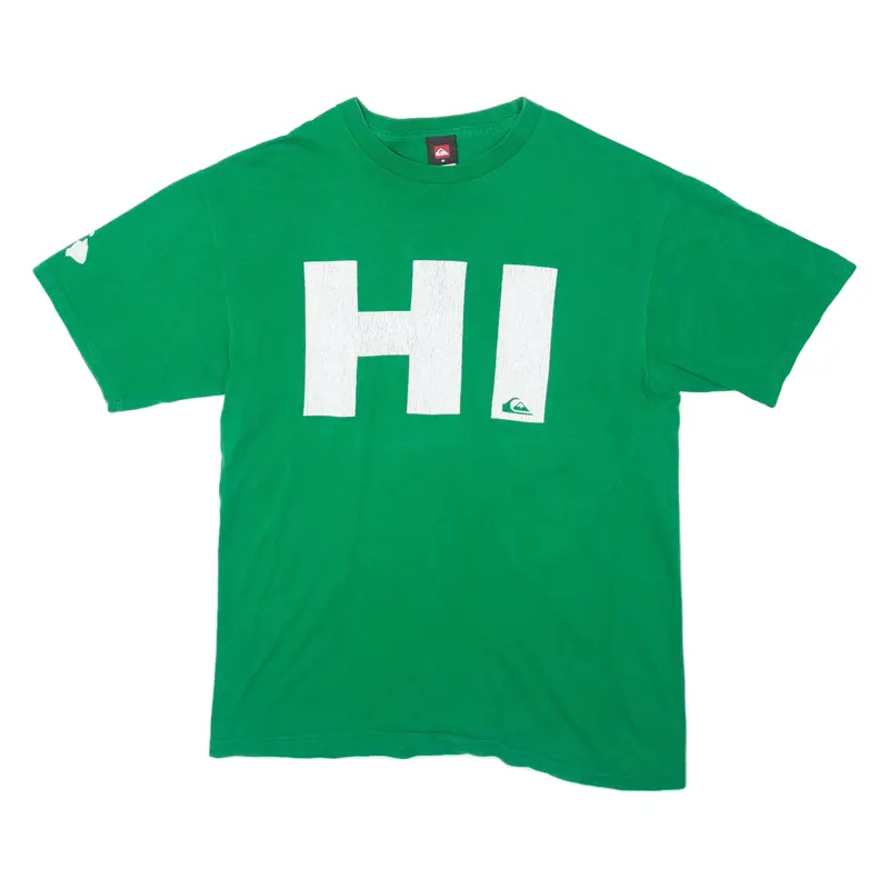 Quiksilver Hi Mens T-Shirt Green M 1