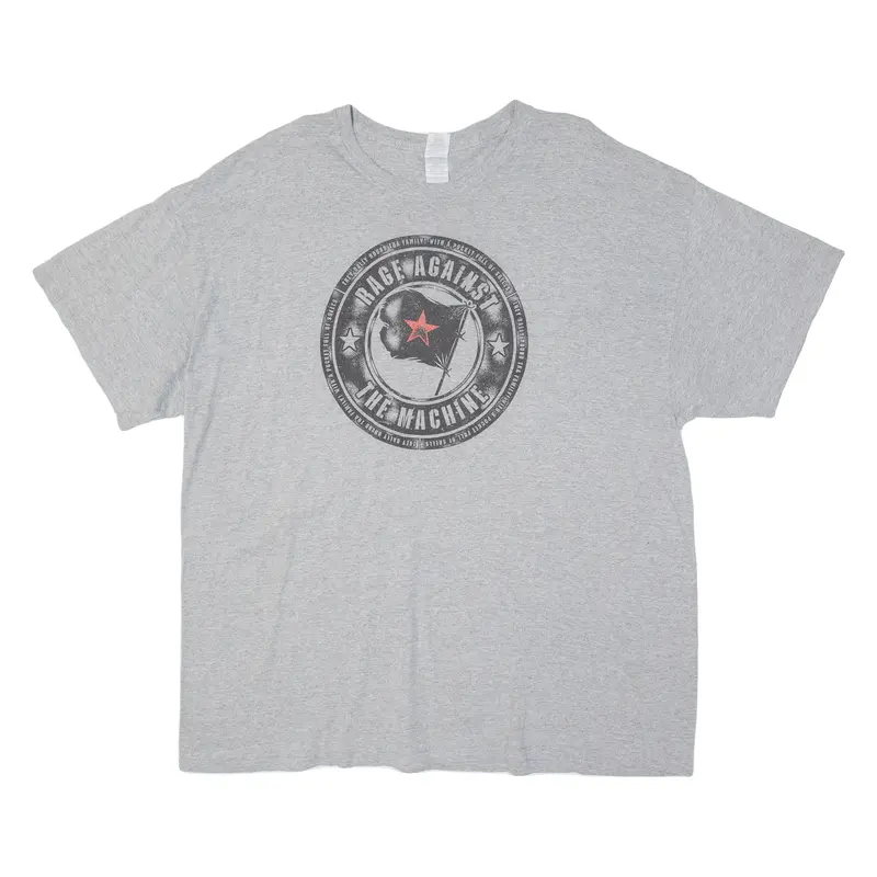 Rage Against The Machine Mens T-Shirt Grey 2Xl 1