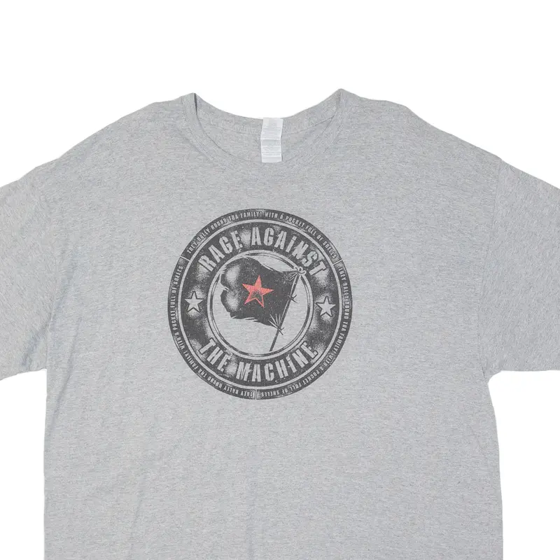 Rage Against The Machine Mens T-Shirt Grey 2Xl 2