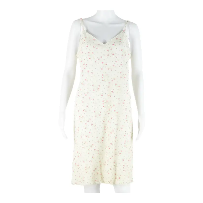 Rainbow Womens Day Dress White Floral Sleeveless Short Uk 18 1
