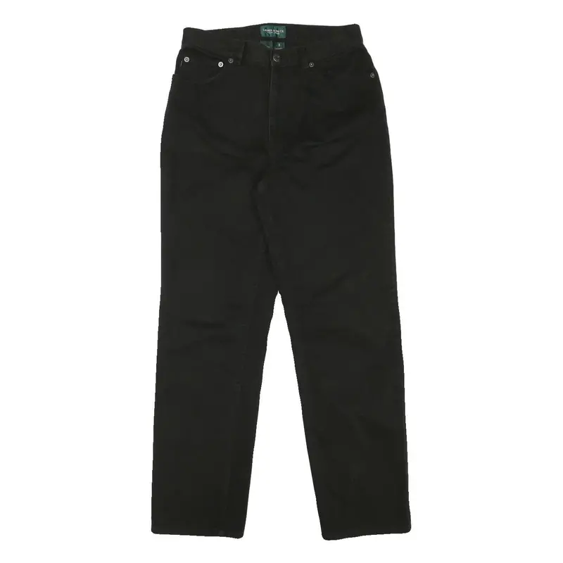 Ralph Lauren Polo Jeans Company Womens Cotton Blend Black Regular Fit Straight 1