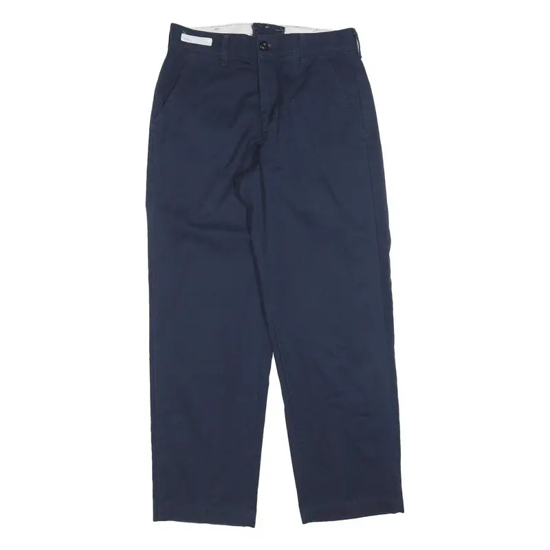 Red Kap Mens Cotton Blend Navy Relaxed Straight Trousers W30 L30 Workwear 1
