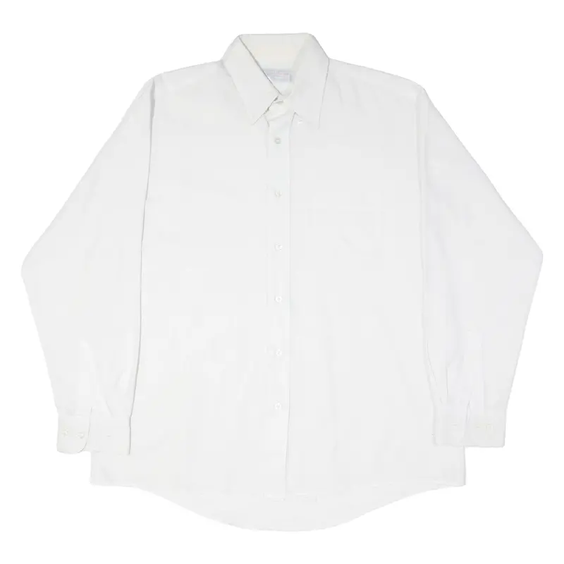 Red Kap Mens Plain Shirt White Long Sleeve 2Xl 1