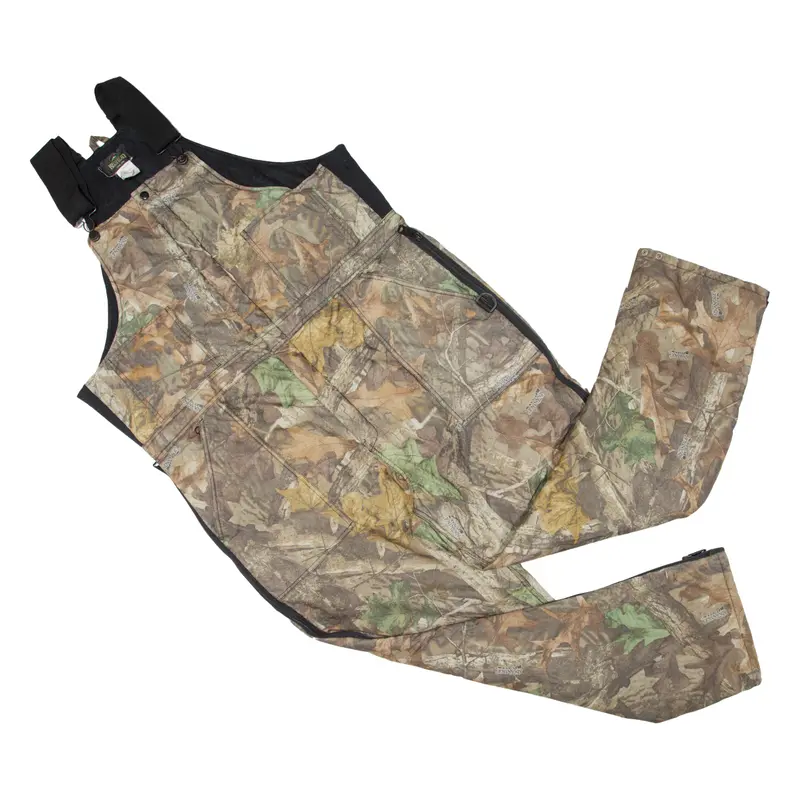 Redhead Insulated Fleece Lined Advantage Timber Mens Overalls Green Xl W46 L29 1