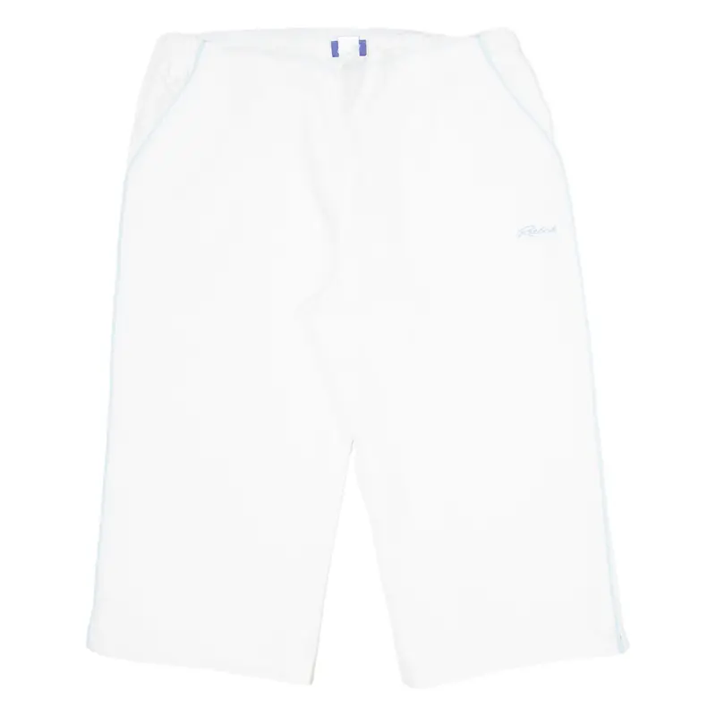 Reebok 3/4 Length Womens Track Pants White Straight Uk 18 W38 L20 1