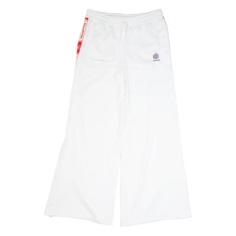 Reebok Classic Womens Sweatpants White Wide-Leg M W30 L31 1