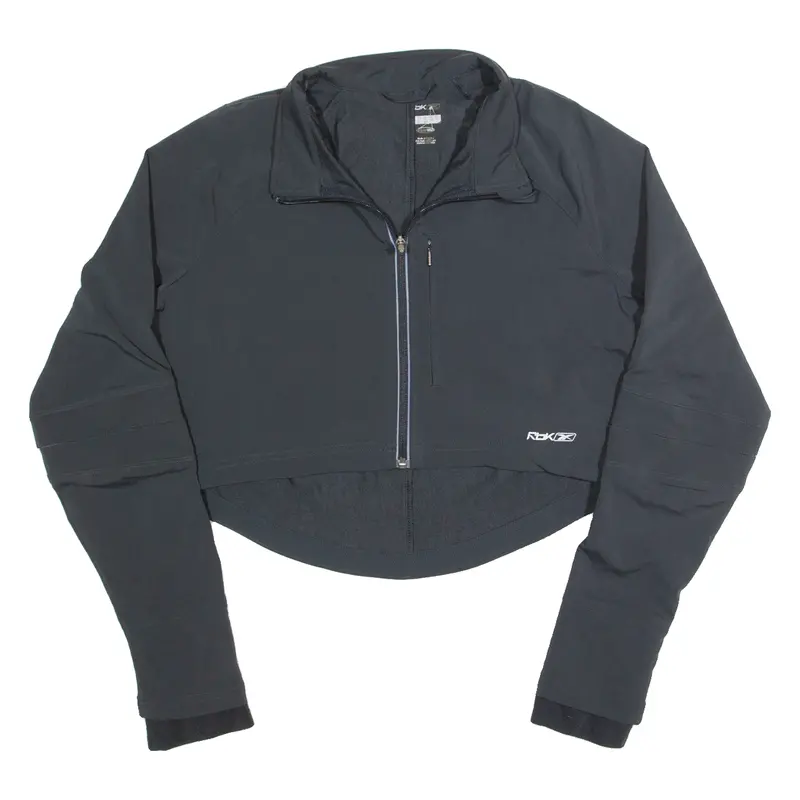 Reebok Cropped Womens Jacket Black Uk 14 1