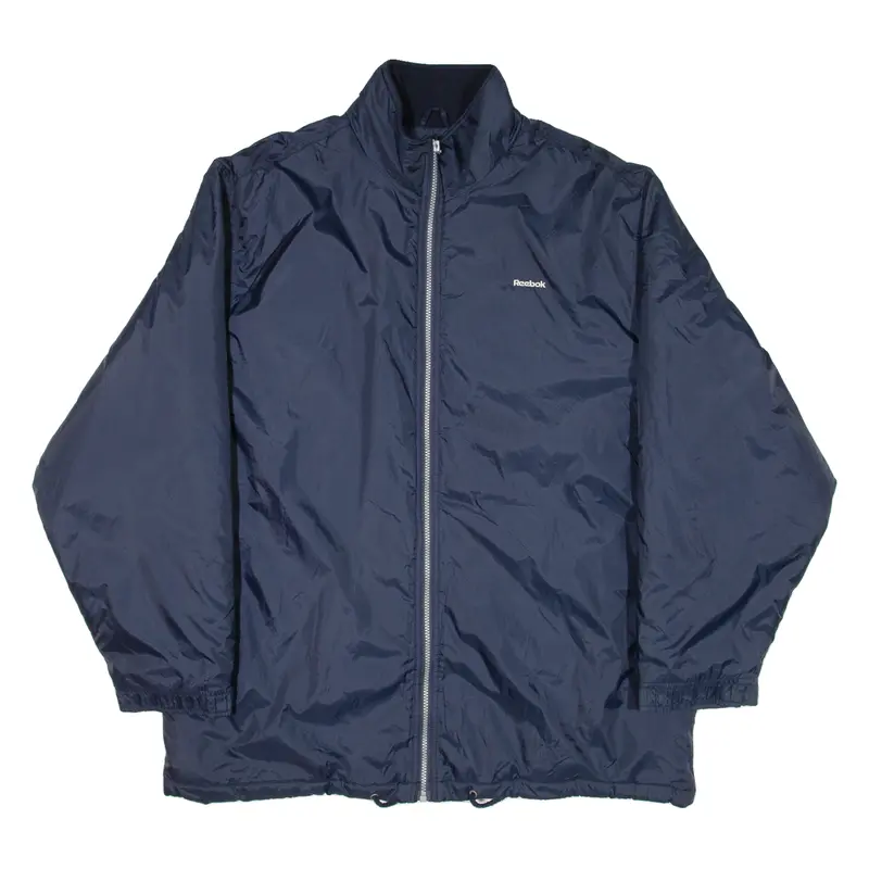 Reebok Insulated Mens Jacket Blue Nylon L 1