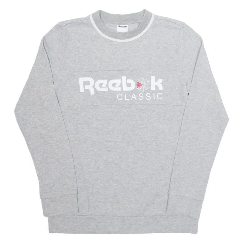 Reebok Long Womens Sweatshirt Grey M 1