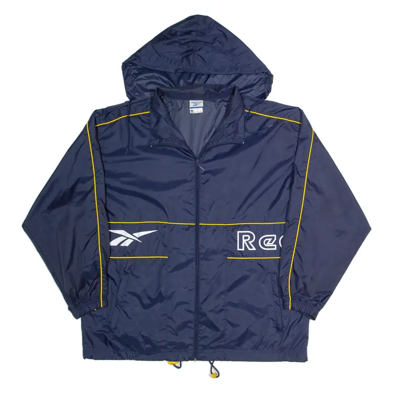 Reebok Mens Coach Jacket Blue L 1