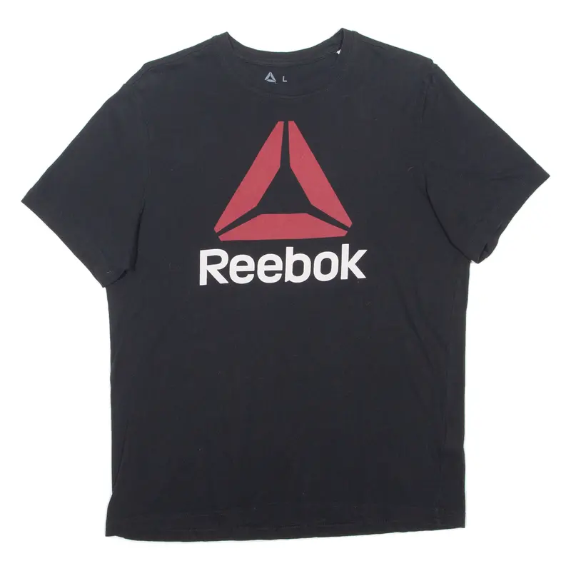 Reebok Mens T-Shirt Black L 1