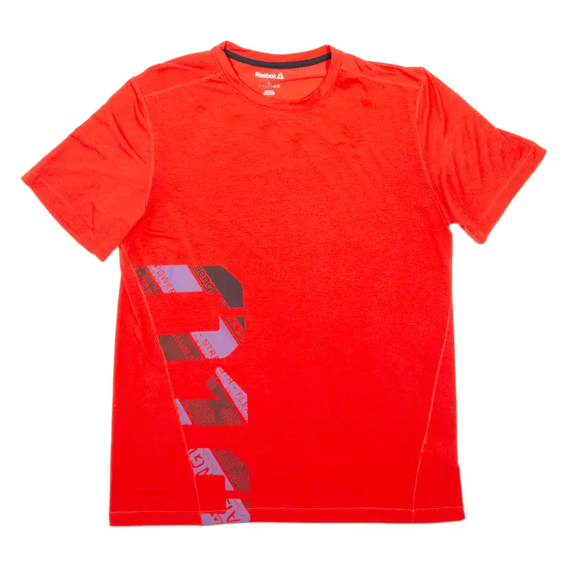 Reebok Mens T-Shirt Red L 1