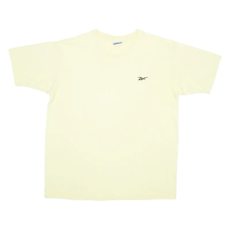 Reebok Mens T-Shirt Yellow Xl 1