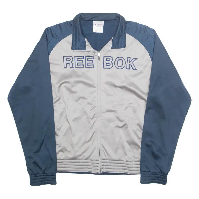 Reebok Mens Track Jacket Blue L 1