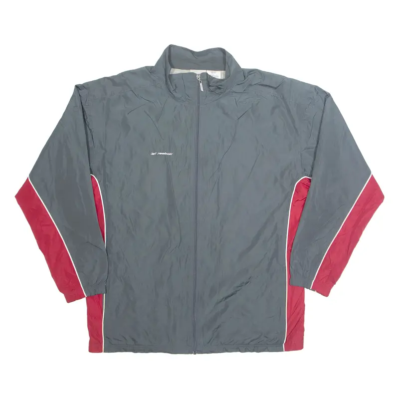 Reebok Mens Track Jacket Grey Xl 1