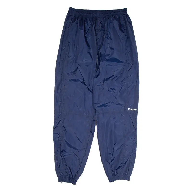 Reebok Mens Track Pants Blue Tapered Xl W30 L34 1