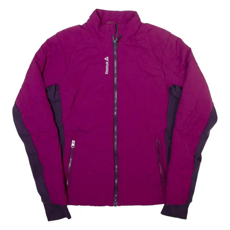 Reebok Womens Jacket Purple Nylon M 1