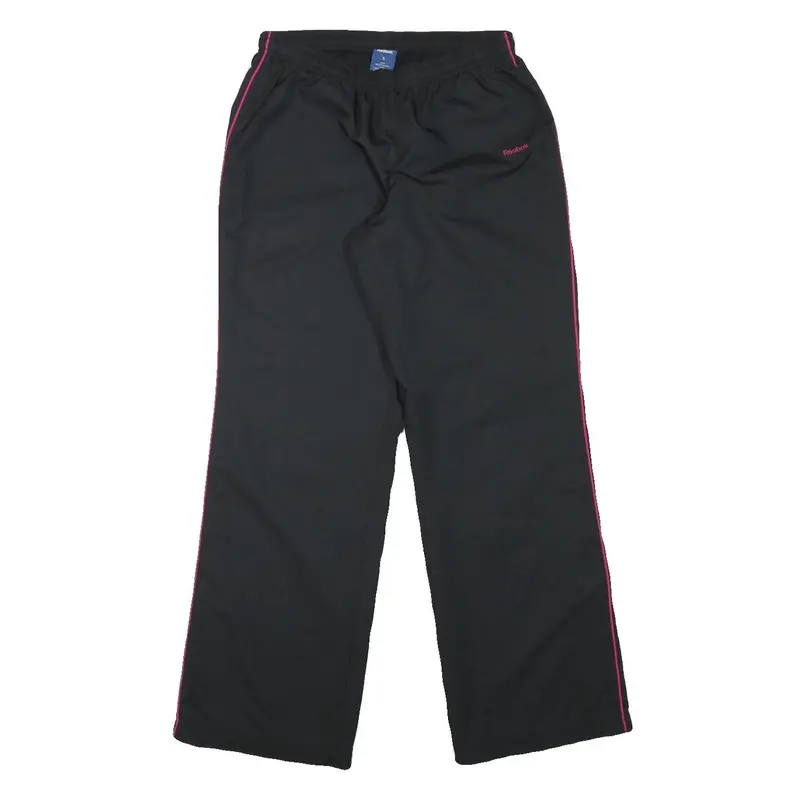 Reebok Womens Joggers Black & Pink Slim Straight S W23 L29 Casual Activewear 1