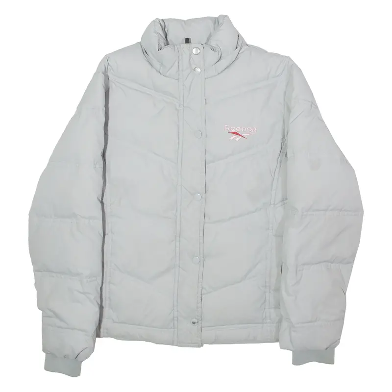 Reebok Womens Puffer Jacket Grey M 1