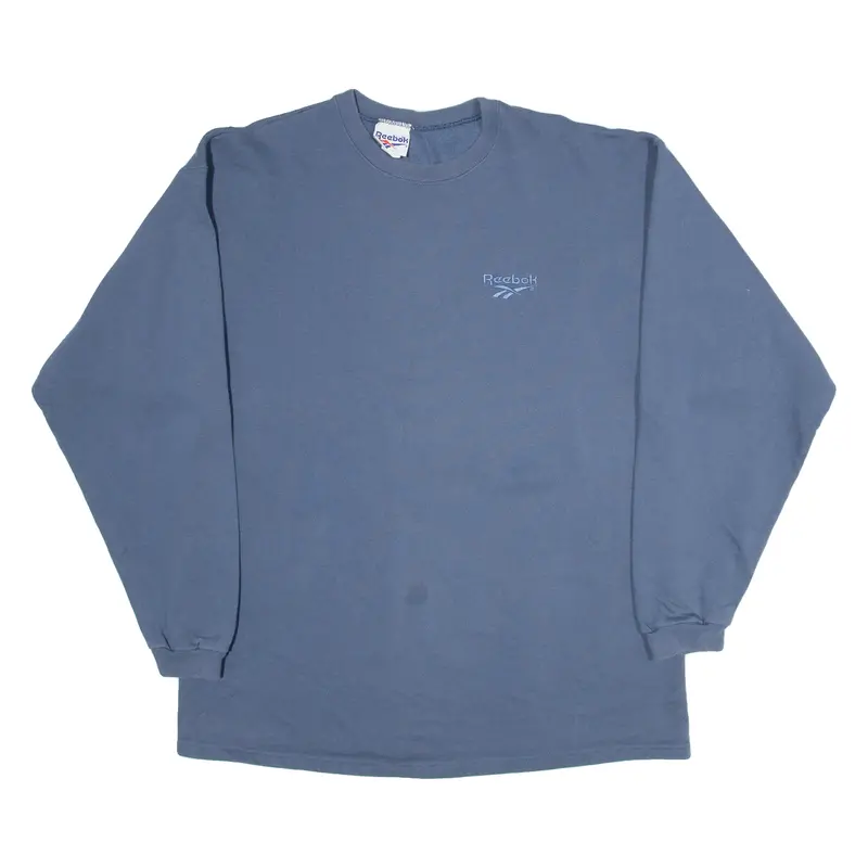 Reebok Womens Sweatshirt Blue L 1