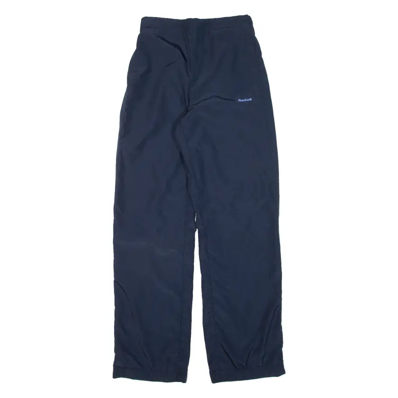 Reebok Womens Track Pants Blue Straight Uk 8 W25 L28 1