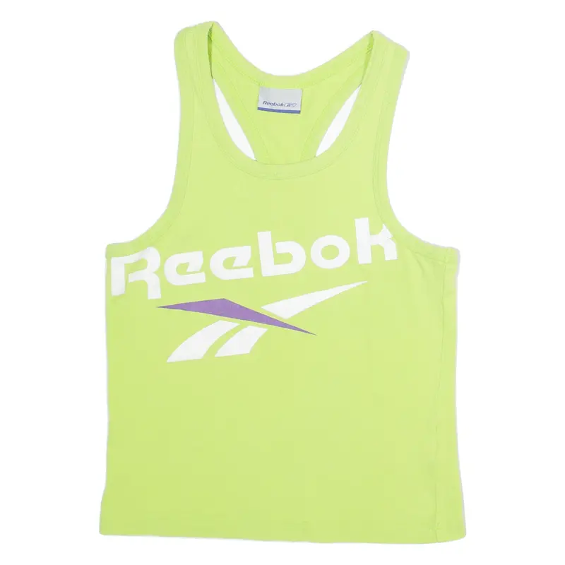 Reebok Womens Vest Green Sleeveless S 1