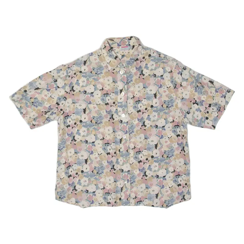 Reichart Womens Shirt Blue Floral L 1