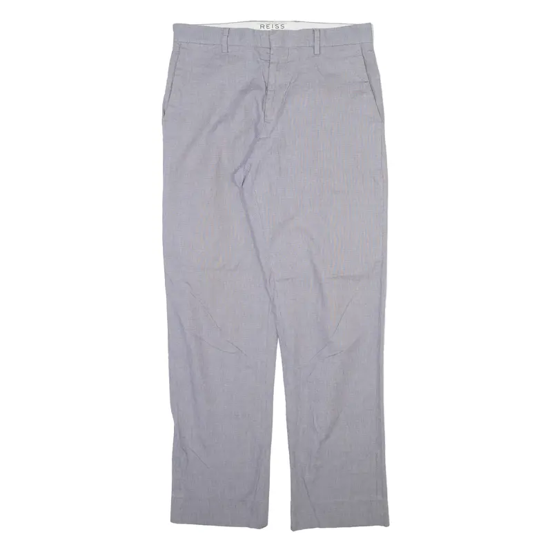 Reiss Mens Trousers Grey Regular Straight W30 L30 1