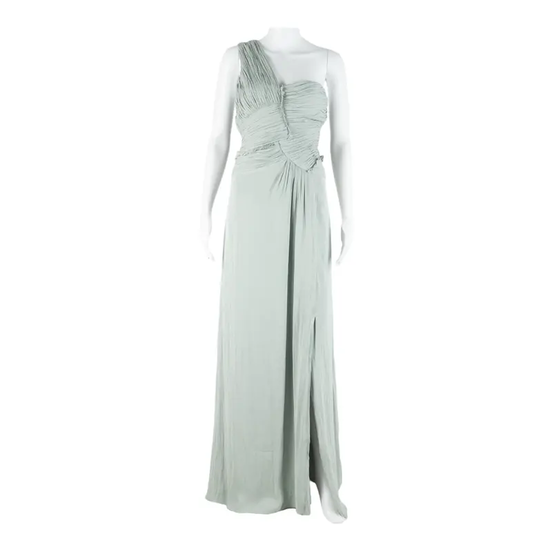 Reiss Womens Day Dress Green Sleeveless Midi Uk 10 1